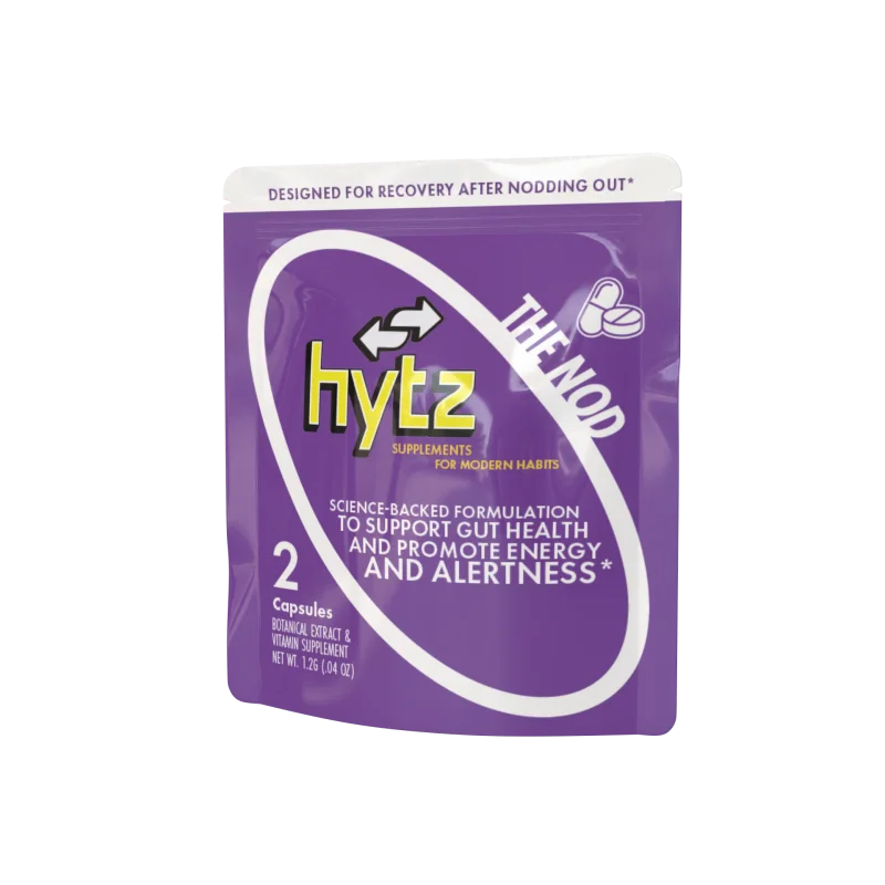Purple The Nod supplement packet